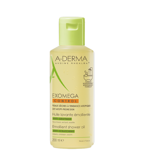 Aderma Exomega control l emollient shower 200ml