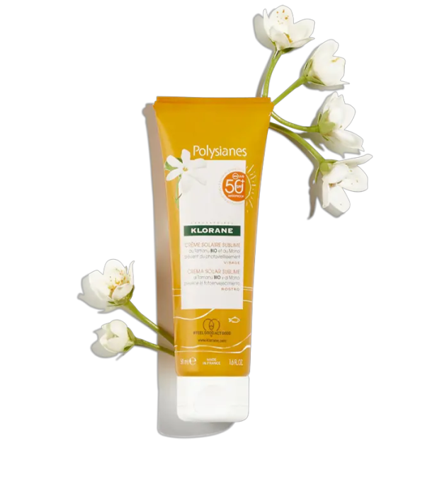 KLORANE POLYSIANES CREME SOLAIRE SUBLIME VISAGE SPF50+ 50ml