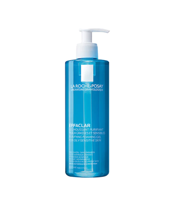 La Roche-Posay Effaclar Acne Foaming Cleansing Gel for Oily and Acne Prone Skin 400ml