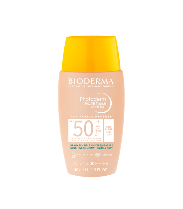 BIODERMA PHOTODERM NUDE TOUCH SPF50+ VERY LIGHT COLOR 40ML