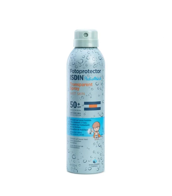 ISDIN Fotoprotector Transparent Spray Wet Skin Pediatrics SPF 50