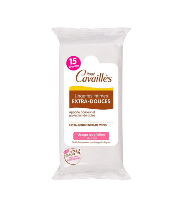 Rogé Cavaillès EXTRA-SOFT INTIMATE CARE WIPES X15