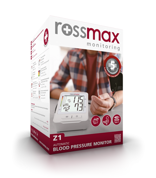 Rossmax blood pressure monitor