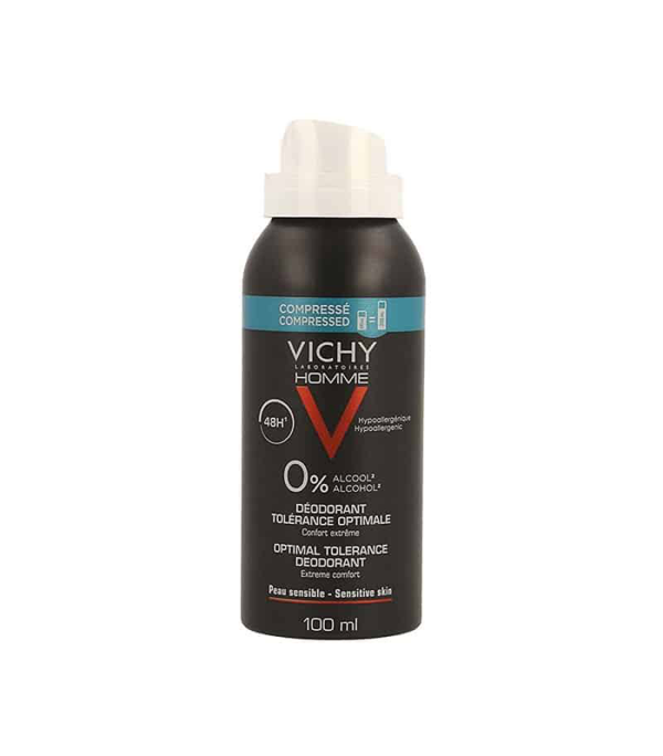 Vichy Homme Deodorant 48H Sensitive + Atom 100ml