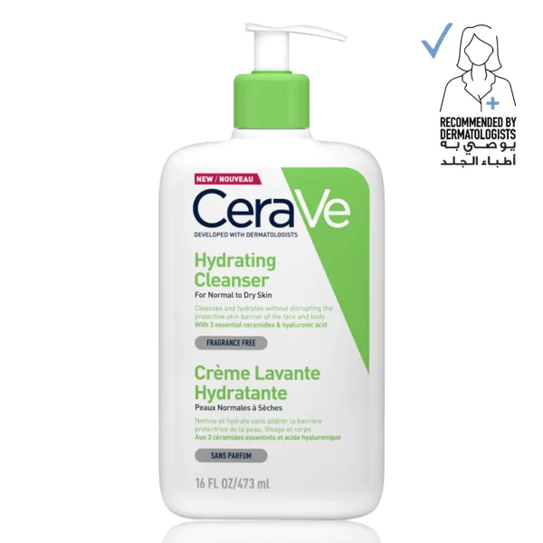 CERAVE HYDRATING CLEANSER – NORMAL TO DRY SKIN