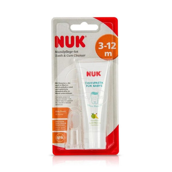 Nuk tooth and gum cleanser