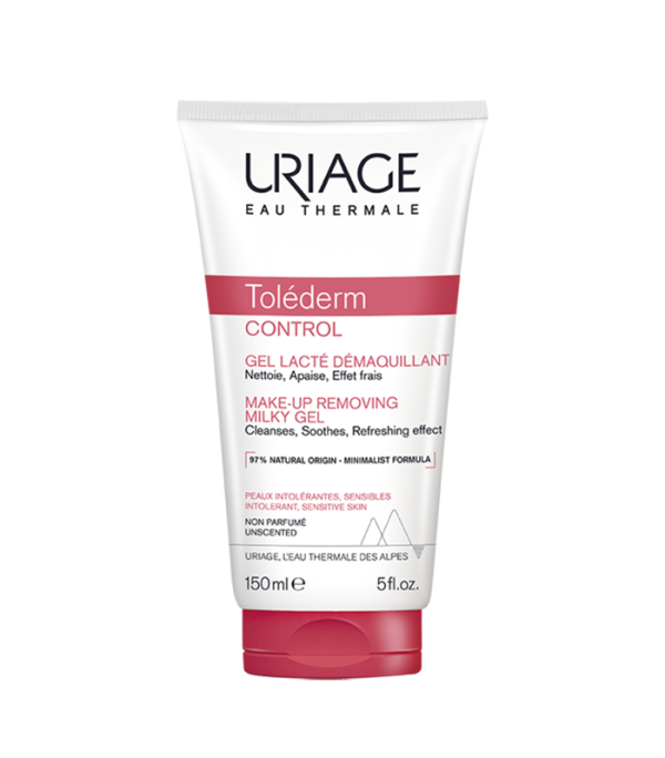 URIAGE TOLEDERM CONTROL GEL LACTE DEMAQUILLANT NEW 150ML