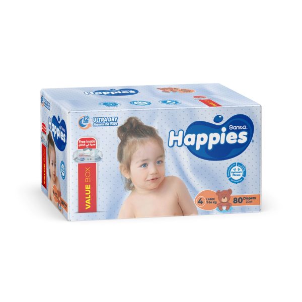 Happies 4 VALUE BOX 80 diapers