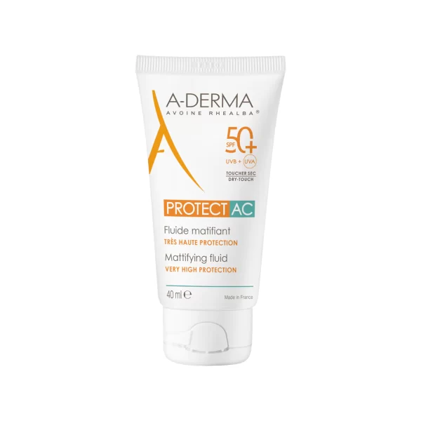 Aderma Protect AC Mattifying Fluid Very High Protection SPF50+
