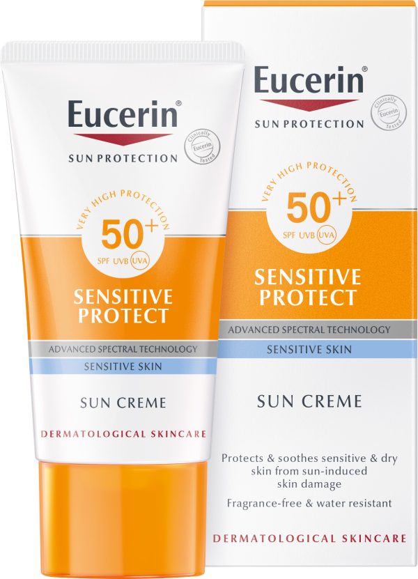 Eucerin Sensitive Protect Sun Cream SPF50+ 50ml Duo Pack