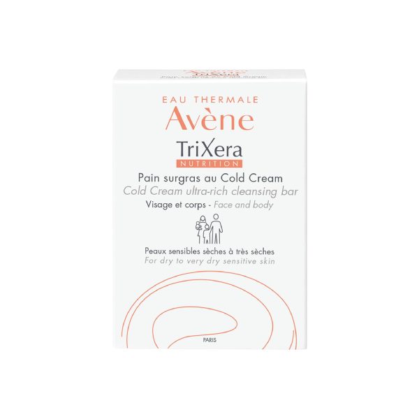 Avène TriXera Nutrition Cold Cream Ultra-rich Cleansing Bar