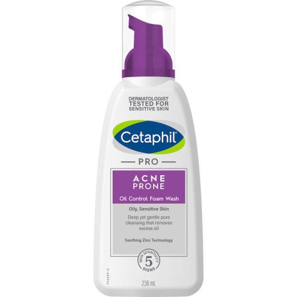 Cetaphil Acne-Prone Skin Foam Wash 235 ml