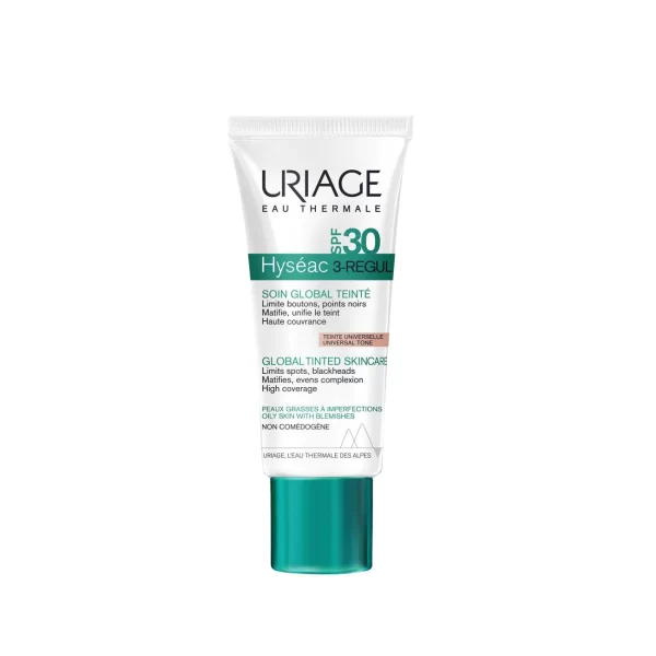 Uriage Hyséac 3-Regul Global Tinted Skincare SPF30 – Oily Skin with Blemishes