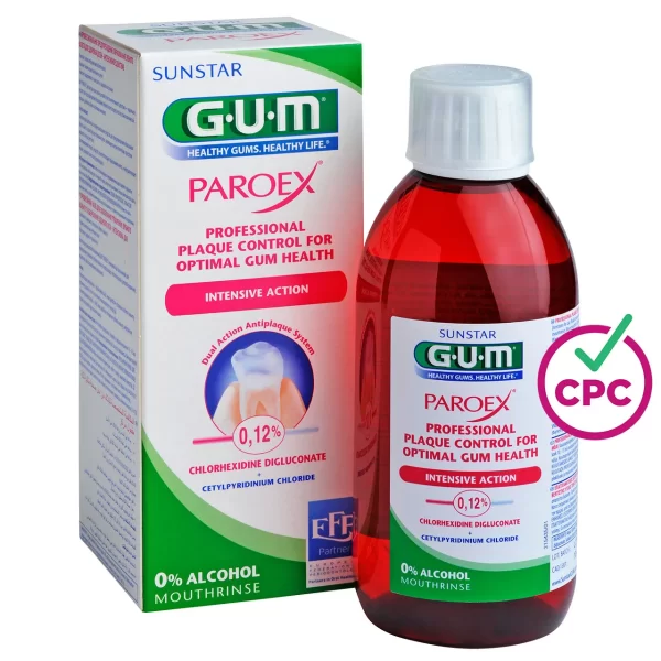 GUM PAROEX 0,12% Intensive Action Mouthwash